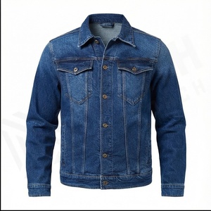 Chaqueta vaquera de hombre al por mayor de alta calidad, nuevo diseño, cierre frontal con botones, transpirable, de secado rápido, para invierno, sin forro, individual. - Product Image 2