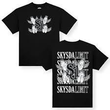 Custom Designs Skysdalimittt 300gsm 100% Cotton Knitted O-Neck Short Sleeve Loose Fit Quick Dry Digital Printing Men's T-Shirt - Product Image 5