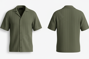 Camisas de Vestir de Manga Corta a Rayas para Hombre, 100% de Alta Calidad, Modernas, Elegantes y Cómodas, Venta al Por Mayor - Product Image 3