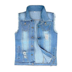 Chaleco Vaquero Casual para Hombre, Transpirable y Ecológico, Invierno 2026, Personalizable, 100% Algodón, Alta Calidad, Venta al Por Mayor, KANEKA SPORTS - Product Image 1