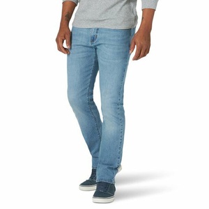Men's Casual Denim <b>Jeans</b> Pants Comfortable Breathable Stretch Fabric Classic Straight Fit Fashion Clothing for <b>Work</b> Travel - Product Image 2