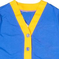 Cardigan tricoté personnalisé à col en V pour sororité/fraternité Kapa Alpha Psi, école, université, avec logo brodé en chenille, double, pour homme