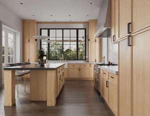 ชุดตู้ครัวสำเร็จรูปอเนกประสงค์ SANYANG ดีไซน์มืออาชีพแบบครบวงจร ตู้ครัวไม้จริงทันสมัย - Product Image 1