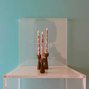 ที่ใส่ไฟชาไม้ไผ่เป็นมิตรกับสิ่งแวดล้อมพร้อมพื้นผิวธรรมชาติเหมาะสำหรับพื้นที่อยู่อาศัยที่ยั่งยืนและมุมนั่งสมาธิ - Product Image 2