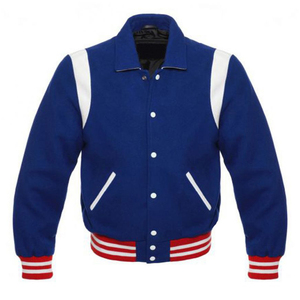 เสื้อแจ็คเก็ตบอมเบอร์ขนสัตว์สีเขียวขายส่ง แขนหนังสีทอง สำหรับผู้ใหญ่และเด็ก ผ้าบางสำหรับฤดูหนาว สไตล์วิทยาลัย ขายเป็นชิ้นเดียว - Product Image 6