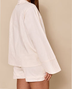 Ensembles T-shirts et Shorts d'été 2026 en Coton Vintage Délavé à l'Acide pour la Vente en Gros – Manches Longues et Shorts - Product Image 2