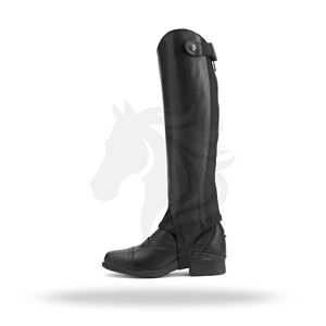 Horse Riding <b>Half</b> <b>Chaps</b> Customized Equestrian Leather <b>Chaps</b> for Training Riding and Competition Use - Product Image 1