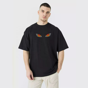 Camiseta de manga corta para hombre con impresión de logotipo totalmente personalizada, camiseta extragrande para hombre en venta - Product Image 4