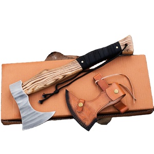 Ergonomically Designed Dual Head High Carbon Steel <b>Axe</b> Customizable Industrial Grade Wood Cutting Tool for Outdoor Survival - Product Image 1