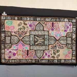 Tapiz Decorativo de Pared de Estilo Vintage, Tapiz de Algodón con Bordado Colorido - Product Image 3