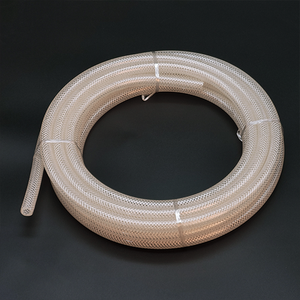 Tuyau en PVC tressé transparent Ascent India 8 mm ID x 12 mm OD 10 bars pour eau et air, renforcé - Product Image 4