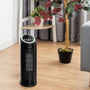 Stufa Elettrica Portatile Oscillante in Ceramica PTC con LED da 1500 W - Product Image 1