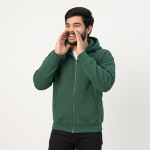 Private Label custom men hoodies custom zip up <b>hoodie</b> men embroidered logo clothing brand custom hoodies - Product Image 4