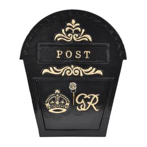 Custom Manufacturer Decorative Luxury VR <b>Post</b> <b>Box</b> Black Coated - Product Image 6