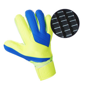 Football Goalkeeper Gloves Full Finger Non-Slip Breathable PU Material Finger Thumb Protection Adjustable Wrist <b>Strap</b> Glove - Product Image 3