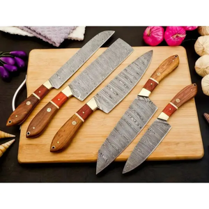 Kitchen <b>Knife</b> <b>Set</b> Stainless Steel Professional Chef <b>Knife</b> <b>Set</b> with <b>Sharp</b> Blade and Sheet Handle - Product Image 4