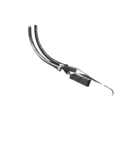 Pince chirurgicale vasculaire de précision DeBakey incurvée de 7,5 cm, en acier inoxydable, instrument chirurgical cardiovasculaire - Product Image 3