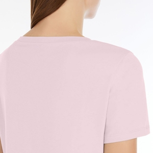 Nueva Camiseta Oversize de Algodón con Cuello Redondo para Mujer, Manga Corta, a la Moda, con Logo Sólido, Ropa de Primavera, Estilo Sencillo e Informal - Product Image 4