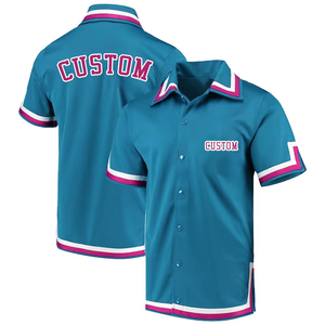 เสื้อเบสบอลแบบติดกระดุม น้ำหนักเบา แห้งเร็ว ออกแบบเองได้ ผลิตด้วยเทคนิค Sublimation ผ้าโพลีเอสเตอร์ สำหรับทีมกีฬา คลับ และโรงเรียน - Product Image 1