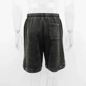 Pantalones Cortos de Hombre al por Mayor, Transpirables, Novedad, Lavado Ácido, 100% Algodón, Estilo Vintage Desgastado, Moda Urbana - Product Image 6