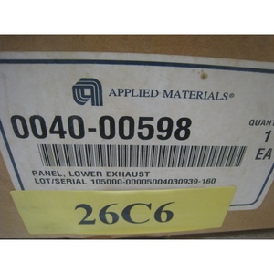 แผง NEW AMAT 0040-00598, ท่อไอเสียด้านล่าง - อุปกรณ์และอะไหล่เซมิคอนดักเตอร์ระดับโลกที่เชื่อถือได้ - Product Image 5