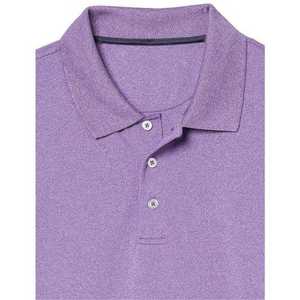 Chemises polo homme couleur violet clair, nouveau design, 100% coton, manches courtes, boutonnées, pull-over, unisexe - Product Image 6