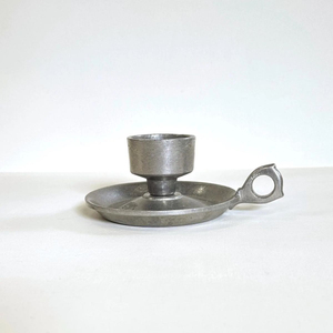 Antique <b>Brass</b> <b>Candlestick</b> <b>Holder</b> Cylindrical Shape Durable Home Decoration Gold Finished Farmhouse Chamber Stick - Product Image 3
