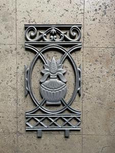 Durable industrial <b>steel</b> stair panel elegant architectural lattice design strong construction modern <b>railing</b> timeless classical - Product Image 4