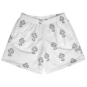 Pantalones Cortos de Malla Casuales de Moda Urbana para Hombre, Cintura Baja, Elásticos, Transpirables, Ecológicos, 100% Poliéster, Color Personalizado, ODM - Product Image 2