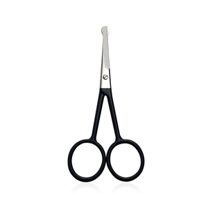 Ciseaux à ongles en acier inoxydable, lame droite, pointe acérée, coupe-cuticules professionnel, ciseaux à ongles à poignée ronde, durables - Product Image 3
