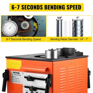 Piegatrice Elettrica per Barre d'Armatura da 1 Pollice (25 mm), Resistente, con Pedale, in Acciaio Grado 60 - Product Image 2