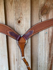Wholesale Customised Genuine Leather Western Bridle Hand Made Horse Riding Tack with Soft Padding Side <b>Pull</b> Design - Product Image 4