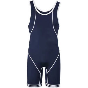 Combinaison de lutte personnalisée pour adulte, haute élasticité, tenue de performance légère, respirante, tissu à séchage rapide, impression frontale pour l'entraînement - Product Image 1
