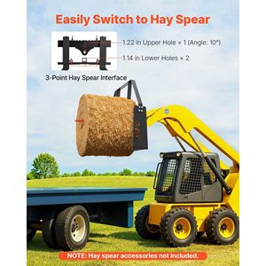 Fourches à palettes de 42 pouces Capacité de 4000 lb Fixation du cadre de fourche pour chariots élévateurs Attachement Chariots élévateurs Attachement Chariots élévateurs - Product Image 4