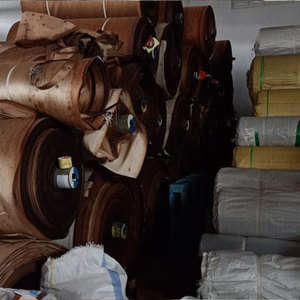 Telas de revestimiento usadas en rollo - Revestimiento de tapicería no tejido resistente a las arrugas en rollo con patrón sólido - Product Image 4