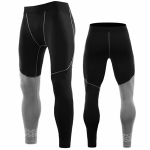 กางเกงเลกกิ้งรัดรูปผู้ชายสีบล็อคกิ้งแบบเต็มตัว - Product Image 6
