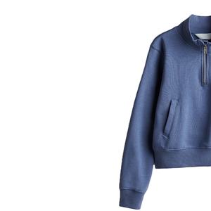 Grec Delta Theta Sorority Top Coton Bio Color Block Zip Sweatshirt Veste 100% Coton Doublé Prêt Navire Attirail Grec - Product Image 3