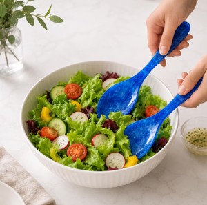 Resin Serving Spoon Durable Lightweight Elegant Kitchen Accessory for Home Restaurant Hotel <b>Buffet</b> and Catering Service - Product Image 3