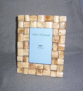 Marcos de Madera Ecológicos con Incrustaciones de Hueso Natural y Resina, Hechos a Mano, Tamaño Personalizable, Diseño Moderno, GALORE Export India - Product Image 3