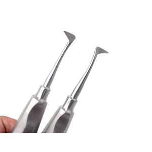 เครื่องมือผ่าตัดทางทันตกรรม สแตนเลสสตีล ที่ยกถอนรากฟัน แบบโค้ง - Product Image 2
