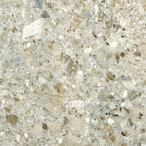 Azulejos de baño vitrificados de color gris claro del proveedor al por mayor Azulejos de porcelana pulida Acabado brillante para villas Ladrillo refractario - Product Image 3