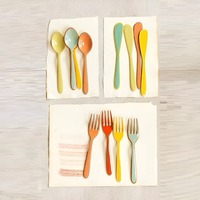 Ensemble à fromage artisanal en acier inoxydable naturel avec poignée confortable pour remuer et mélanger les plats chauds quotidiens
