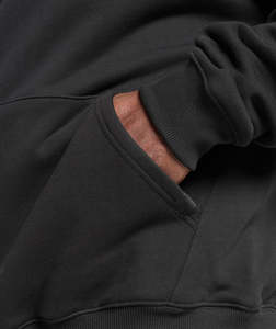 Sudaderas con Capucha Oversize de Diseño Liso 2026, 100% Algodón de Alto Gramaje, Manga Larga, Hombro Caído, Tipo Pullover para Hombre - Product Image 6