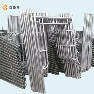 Hot Dip Galvanized Steel Ring Lock Scaffolding System Steel Tube Scaffold System With <b>Ladder</b> Plank for Warehouse - Product Image 2