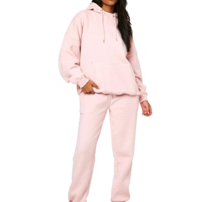 Vêtements de sport décontractés d'hiver Survêtement pour femmes Deux pièces Streetwear décontracté Vente en gros Ensemble de survêtements de fitness amples et minces 2 pièces - Product Image 3