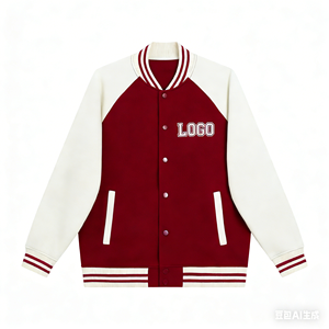 Varsity <b>Jackets</b> <b>Men</b> Custom Logo <b>Baseball</b> Plain Private Label Windproof Wholesale Winter - Product Image 3