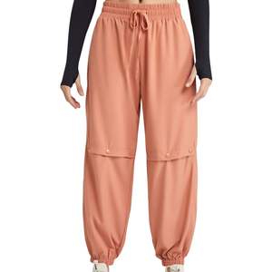 กางเกงจ็อกเกอร์ผู้หญิงคุณภาพสูงสั่งทำพิเศษ เนื้อผ้านุ่ม สวมใส่สบาย มีกระเป๋า ทรงโอเวอร์ไซส์ รับผลิตแบบ OEM ODM - Product Image 1