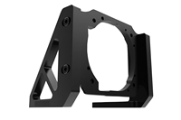 Pièces de porte et de dissipateur thermique en aluminium série 6000 usinées avec précision par CNC, avec services de tournage et de découpe