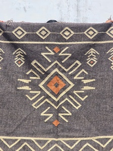 Handwoven Area Kilim <b>Rug</b> Bohemian Rustic Jute Outdoor Indoor <b>Rugs</b> Navajo Pattern VIntage Hallway Wool <b>Rugs</b> Decorative <b>Boho</b> <b>Rug</b> - Product Image 3
