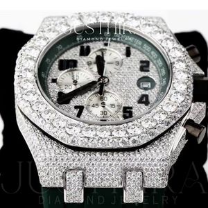 Wholesale Supply Stylish Moissanite Diamond Watch for Women Luxury Fashion <b>Wristwatch</b> with Sparkling Available At Best Price - Product Image 3